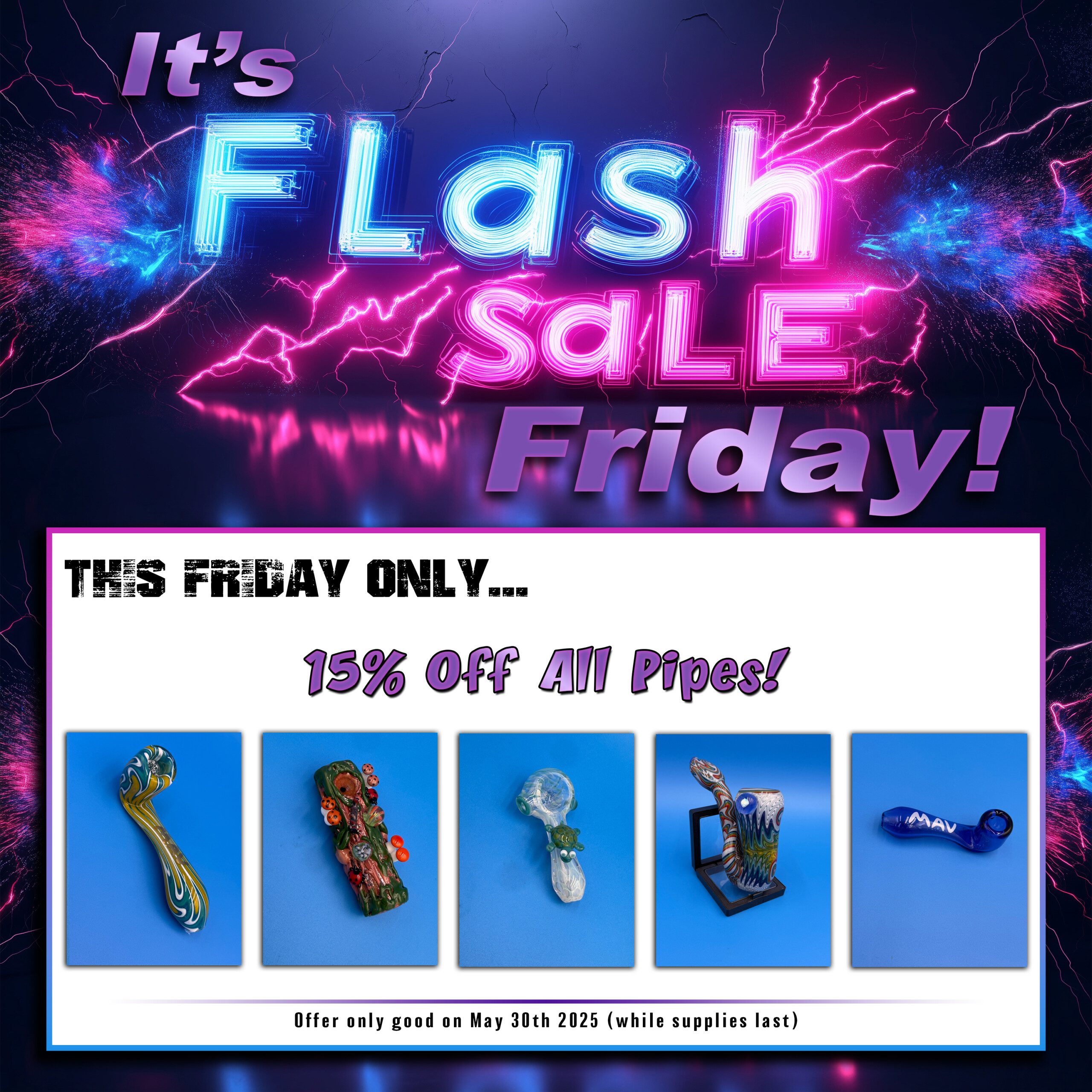 Glass Under Fire - Hand Pipes 15% Off